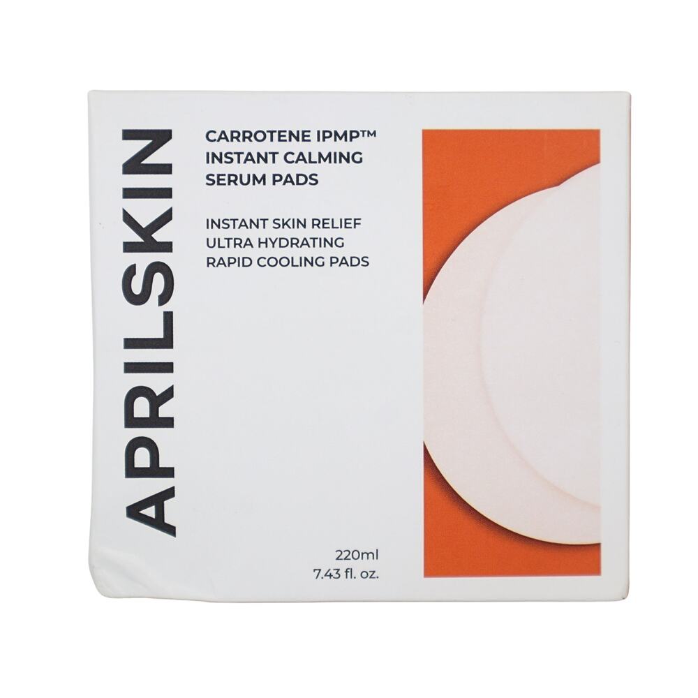 APRIL SKIN Carrotene IPMP Instant Calming Serum Pads - 7.43 fl oz